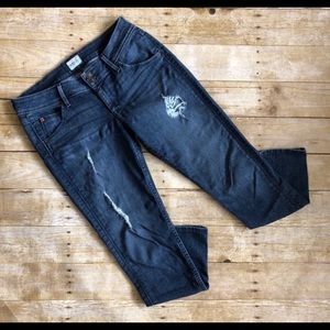 🌻Hudson Collin Flap Skinny Crop Jeans size 28🌻
